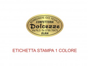Etichette adesive per bomboniere e confetterie (mm 29x18)  (cod.29H)